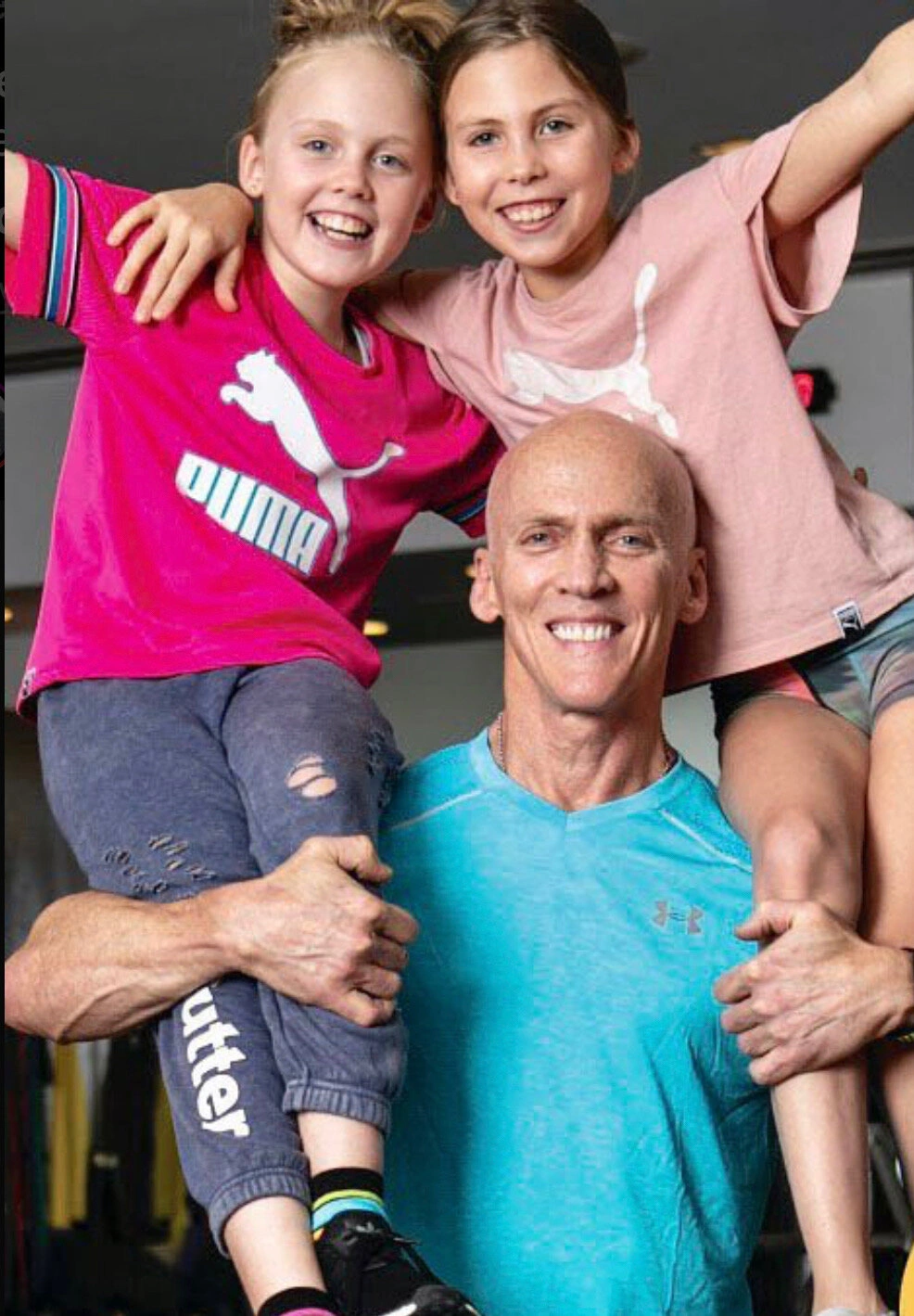 David Kirsch with his two favorite sidekicks